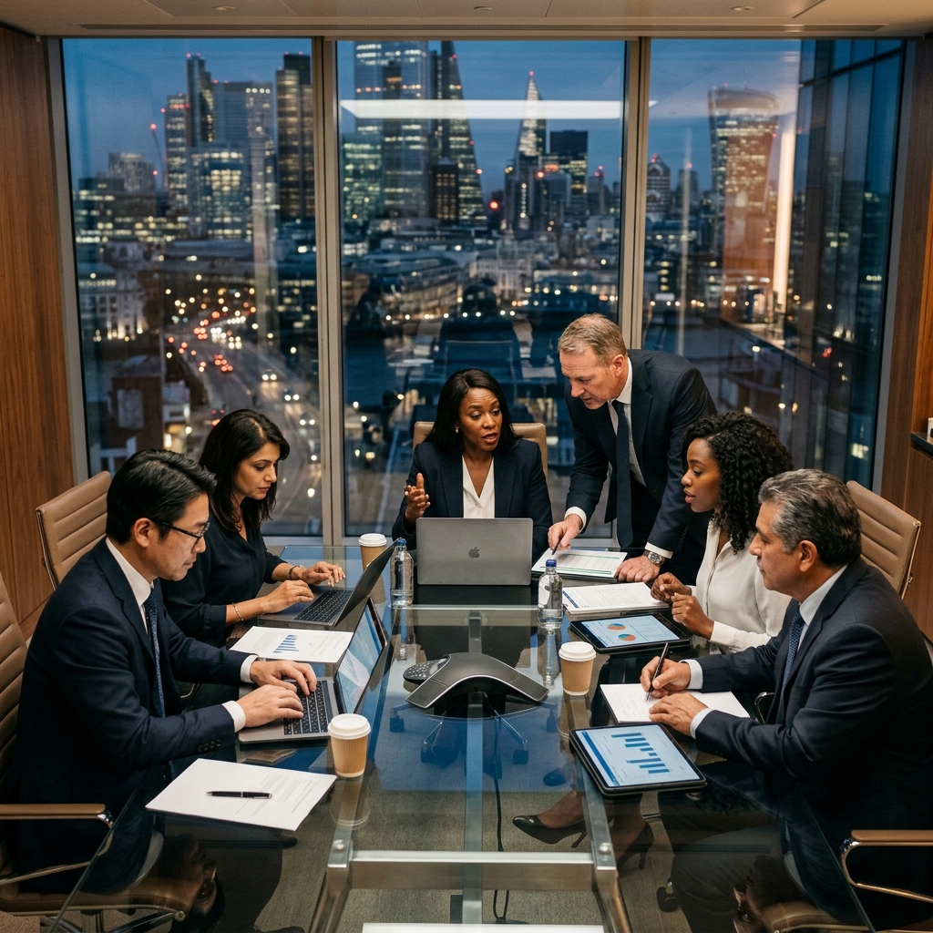 C-suite leaders aligning go-to-market strategy